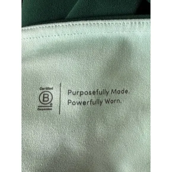 Athleta Elation Asym 7/8 Tight In Powervita Womens Size XS Green EUC - Picture 8 of 10